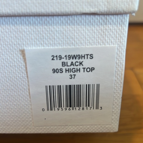 Re/done black/cream 90s High Tops in size 37 - Picture 5 of 5